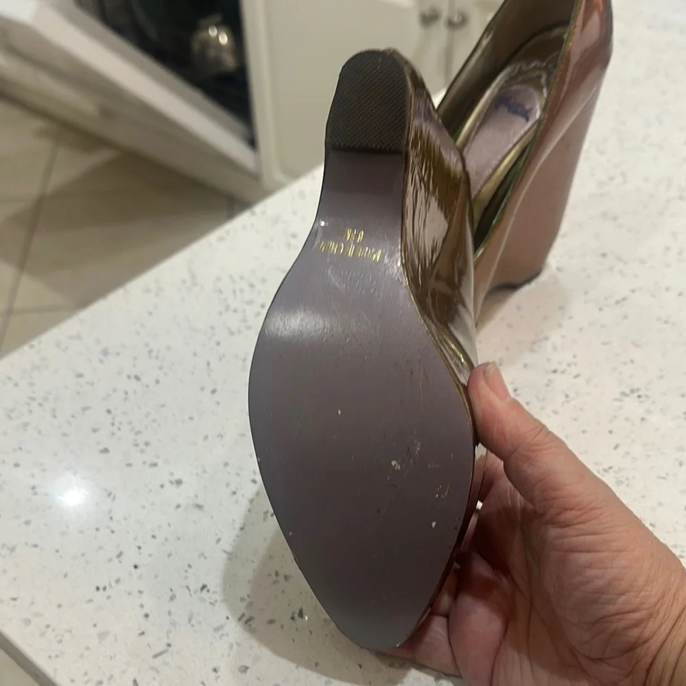 Hale Bob Metallic Wedge Heels - 6.5M